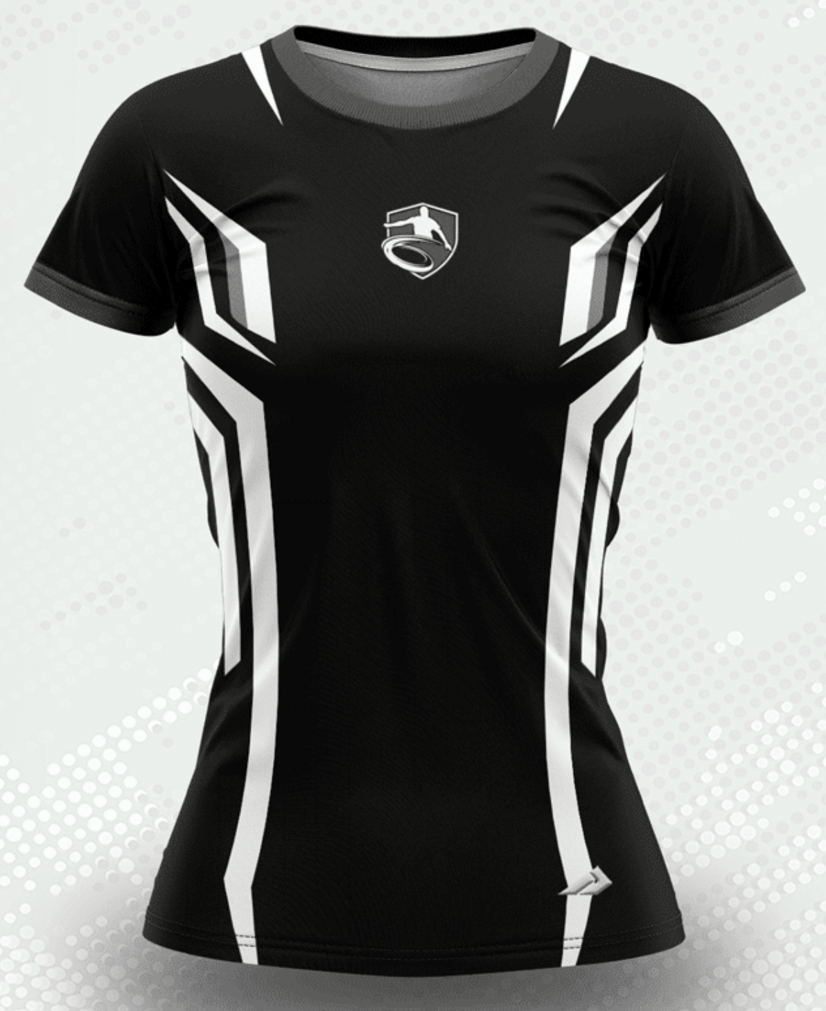 Women's Performance Black Power Disc Golf Academy Jersey