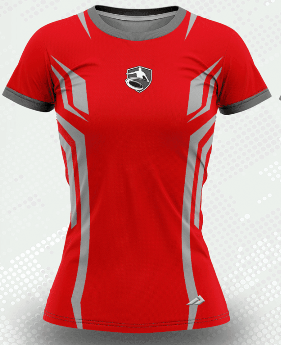 Women's Performance Red Power Disc Golf Academy Jersey