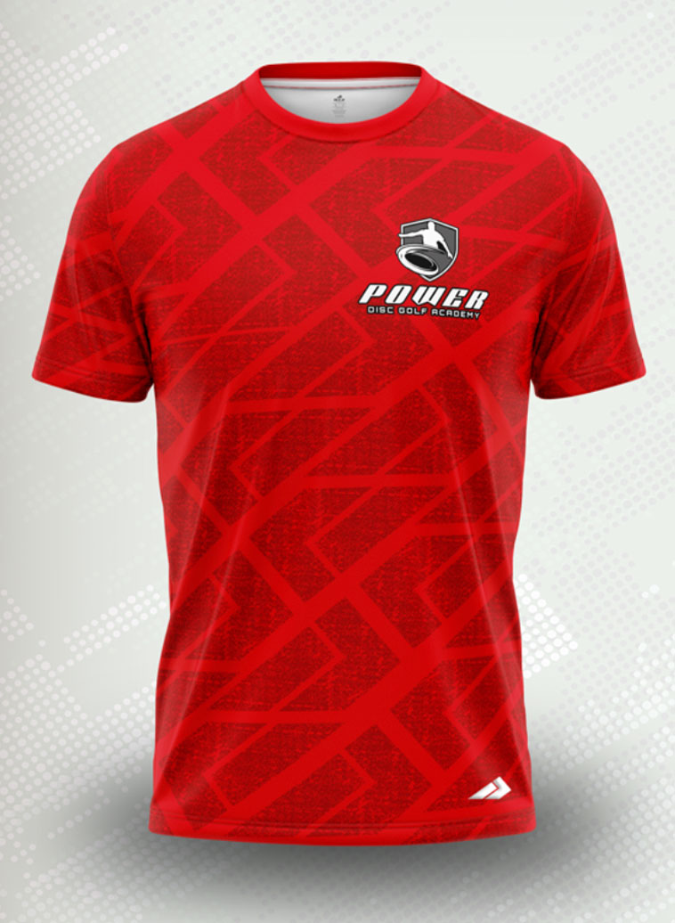 Red Power Disc Golf Academy Jersey