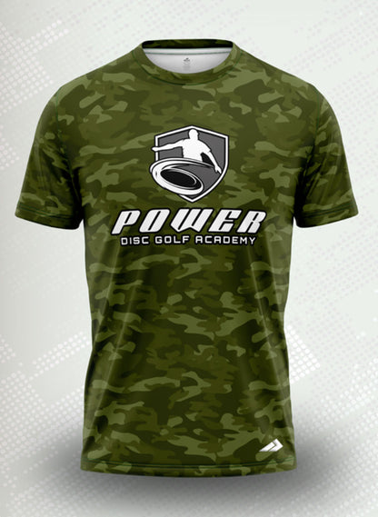 Camouflage Green Power Disc Golf Academy Jersey