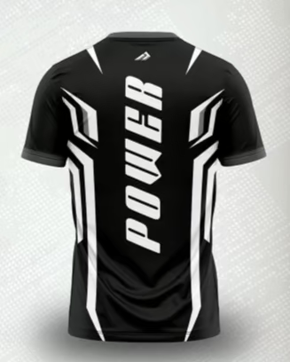 Performance Black Power Disc Golf Academy Jersey