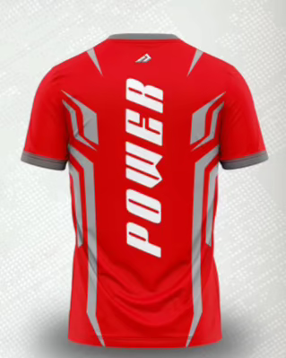 Performance Red Power Disc Golf Academy Jersey