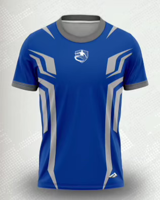 Performance Blue Power Disc Golf Academy Jersey