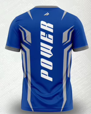 Performance Blue Power Disc Golf Academy Jersey