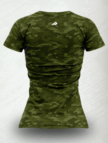 Women's Camouflage Green Power Disc Golf Academy Jersey