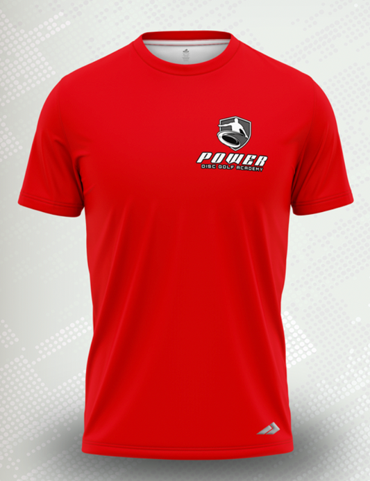 Solid Red Power Disc Golf Academy Jersey