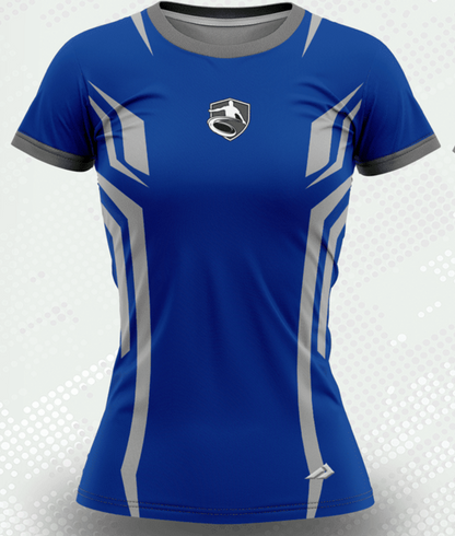 Women's Performance Blue Power Disc Golf Academy Jersey