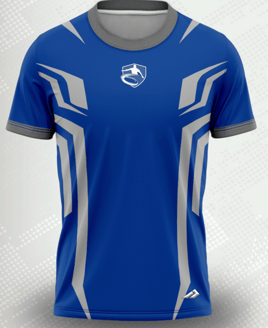 Performance Blue Power Disc Golf Academy Jersey